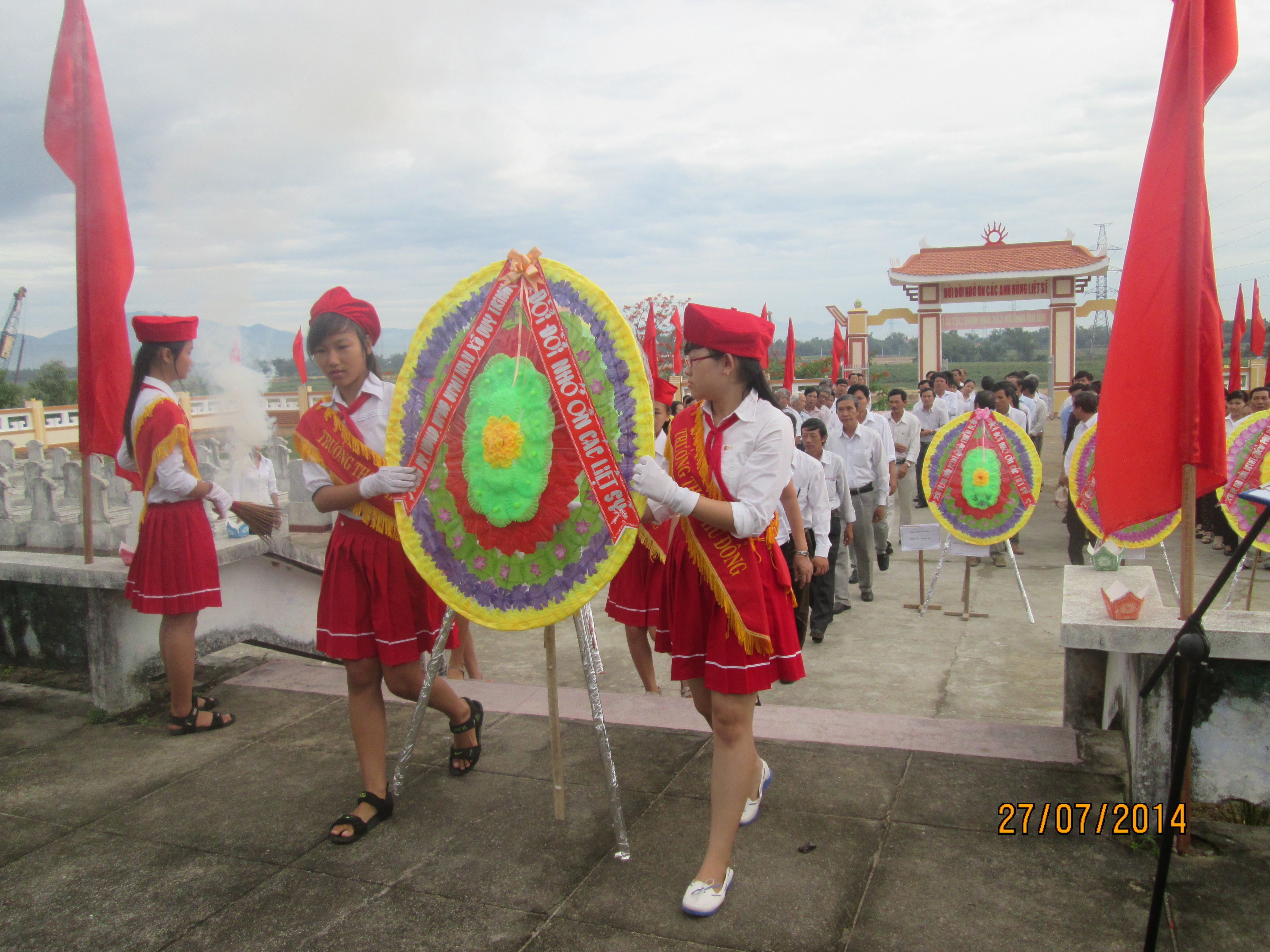 Xã Duy Trinh tổ chức lễ kỷ niệm ngày Thương binh liệt sĩ 27/07/2014