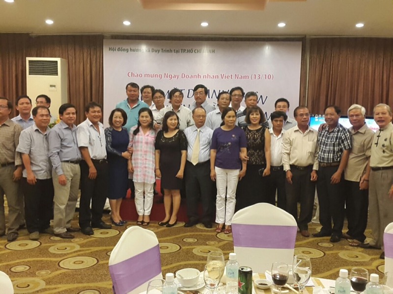 HỌP MẶT DOANH NHÂN GỐC DUY TRINH TẠI THÀNH PHỐ HỒ CHÍ MINH - NHÂN NGÀY DOANH NHÂN VIỆT NAM 13-10.