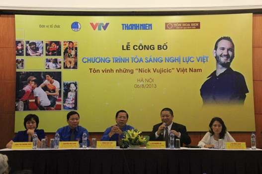Lễ họp báo công bố chương trình Toả Sáng Nghị Lực Việt thành công tốt đẹp